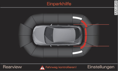 Infotainment: Optische Abstandsanzeige